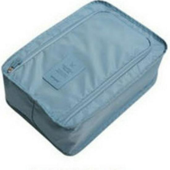 

Складная водонепроницаемая сумка для обуви для путешествий и домашнего использования павлин голубой