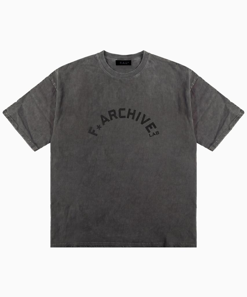 Peulonteuakaibeulaeb Arch Pigment Short Sleeve T-Shirt [Gray]
