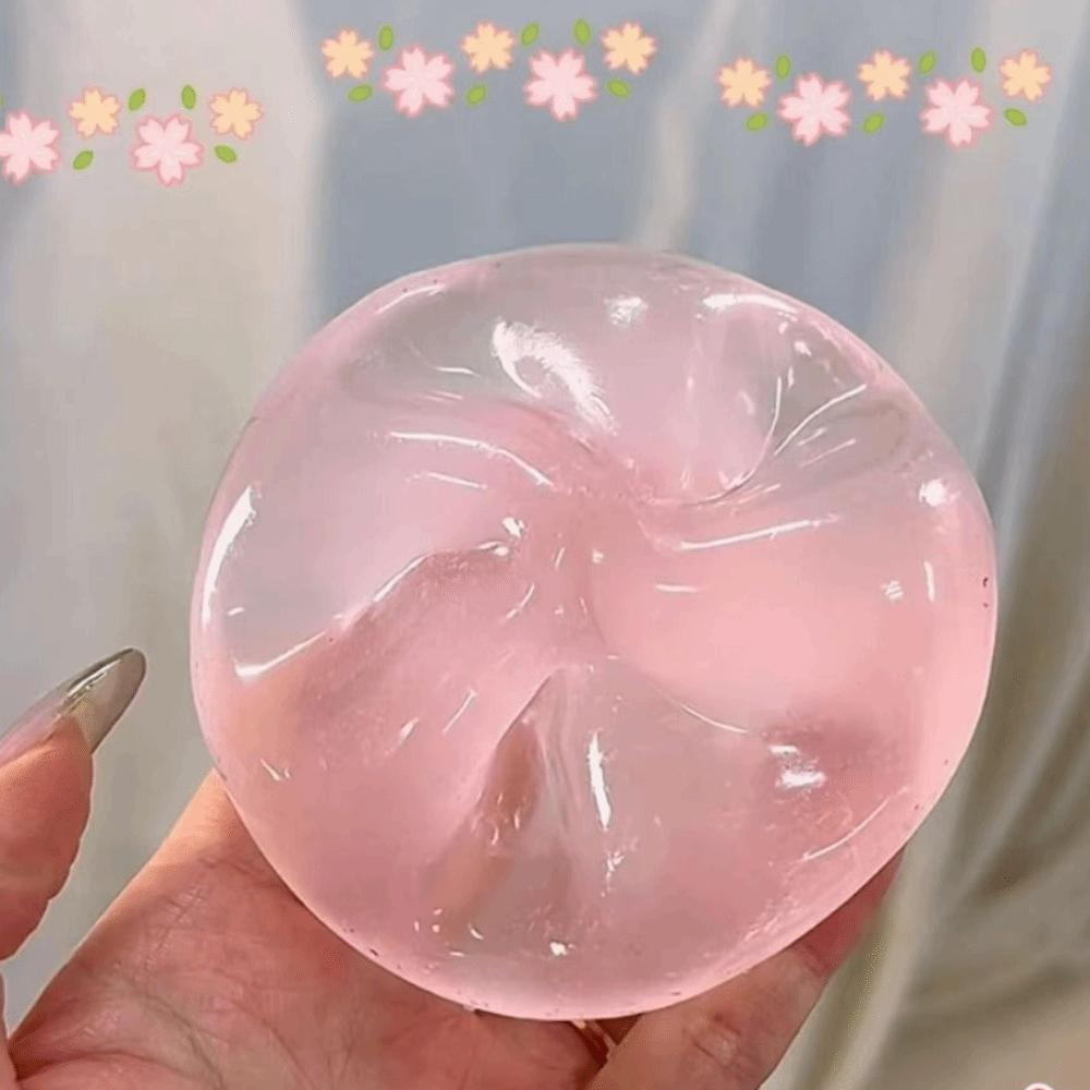 Strawberry Coconut Oil Squishy Ball Watermelon Ball Quick-rebound Squeeze Toy  Home Decoration