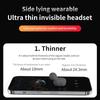 X55 Invisible Sleep Wireless Earphone TWS Bluetooth 5.3 Headphones Hidden Earbuds IPX5 Waterproof Noise Reduction Sports Headset