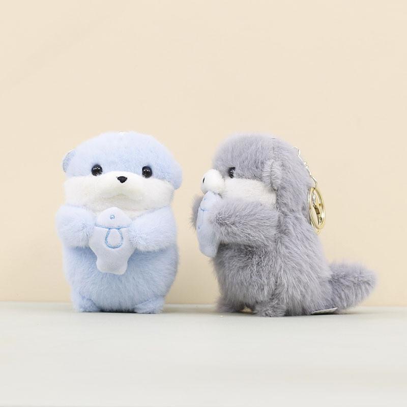 Plush Seal Keychain With Soft Pp Cotton Filling For Bag And Backpack Decoration