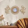 Three-piece Wall Clock Set, Silent Wall Clock, High-end Decoration, Modern Clock, Simple and Personalized Home Hour Hand