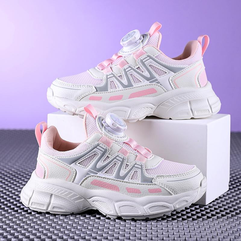 Kids' Mesh Sports Shoes 2025 - Breathable, Soft Sole, Spring & Summer Basketball Sneakers for Girls