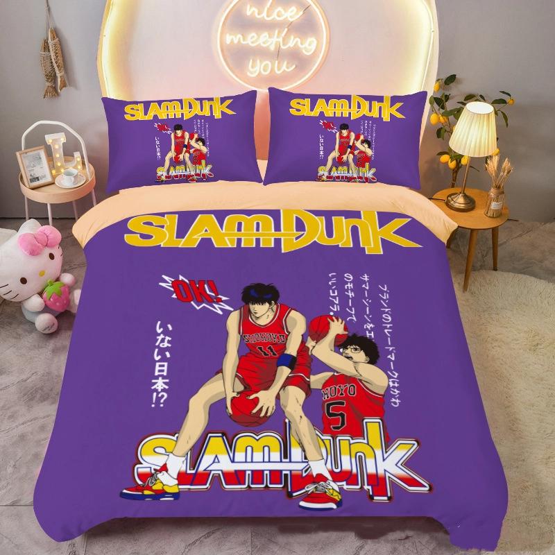 Anime SLAM DUNK duvet covers young boys Beding Sets 3D Printed duvet cover pilowcases Rom Decor Home Soft Nice
