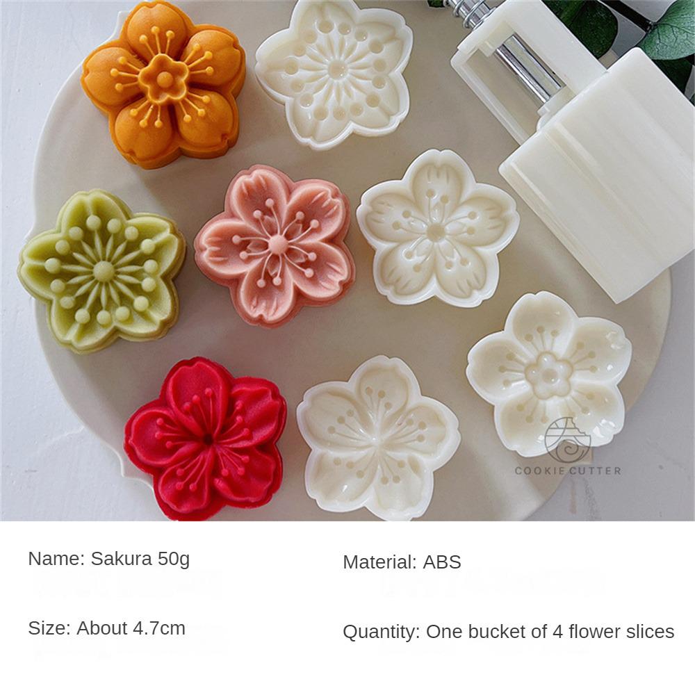 

Ручная формовка 4,7 см Форма для цветов Бытовая утварь Посуда для выпечки Пищевая добавка Форма 50 г Для выпечки Лунного пирога Инструменты для торта ABS