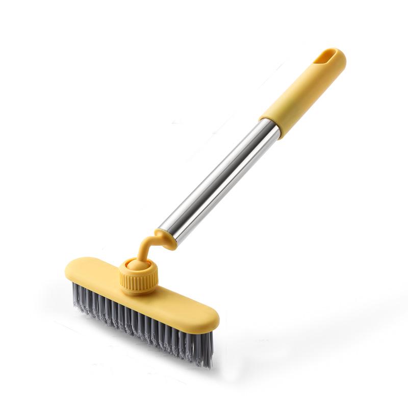 Universal Multi-Functional Floor Brush for Bathroom, Balcony & Tile - Extended Design for No-Dead-Corner Cleaning