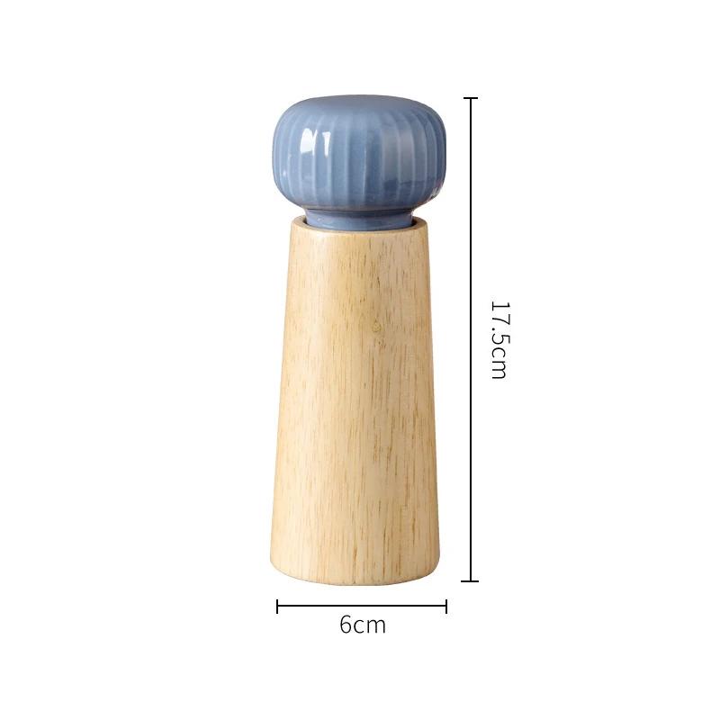 Pepper and Salt Grinder Nordic Style Manual Baysalt Spice Mill Adjustable Roughness Ceramic Core Salt Grinder Kitchen Accesorios