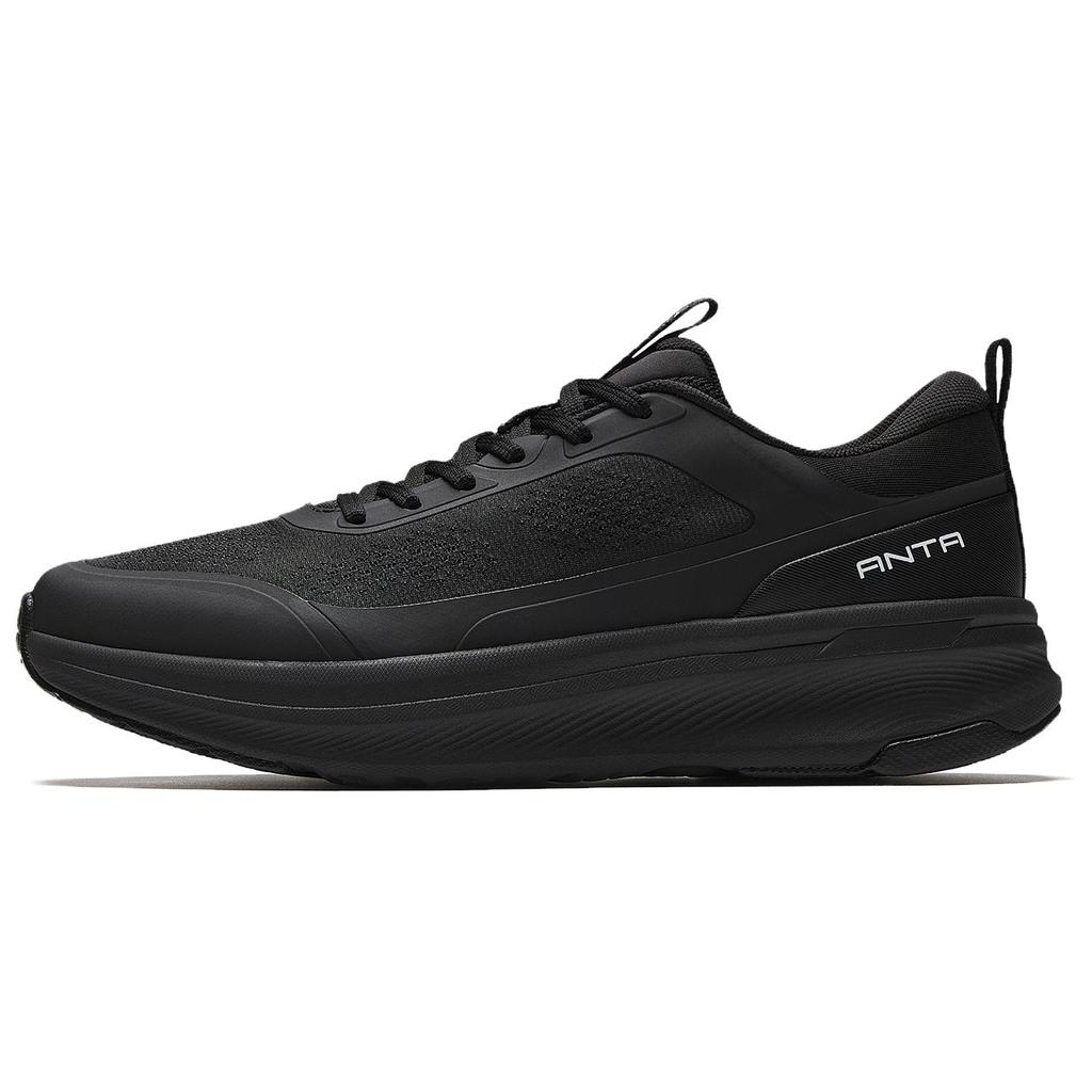 Anta Training Series Comfortable Shock Absorbing Durable Low Top Running Shoes Men Sneakers Black 912537702-5