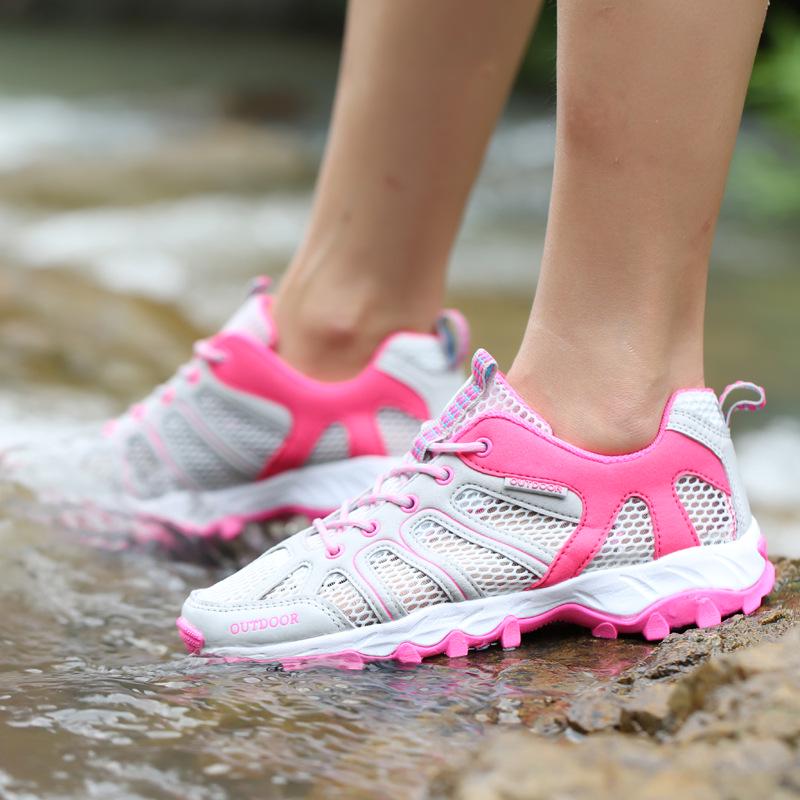 Women's Breathable Non-Slip Outdoor Hiking Shoes - Perfect for Summer, Creek Wading, or Casual Trekking