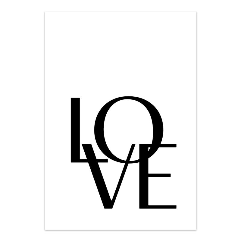 Nordic Inspirational Quotes Posters Modern Cursive Verse Wall Art Canvas Paintings Mural Decor for Living Room Office Decoration