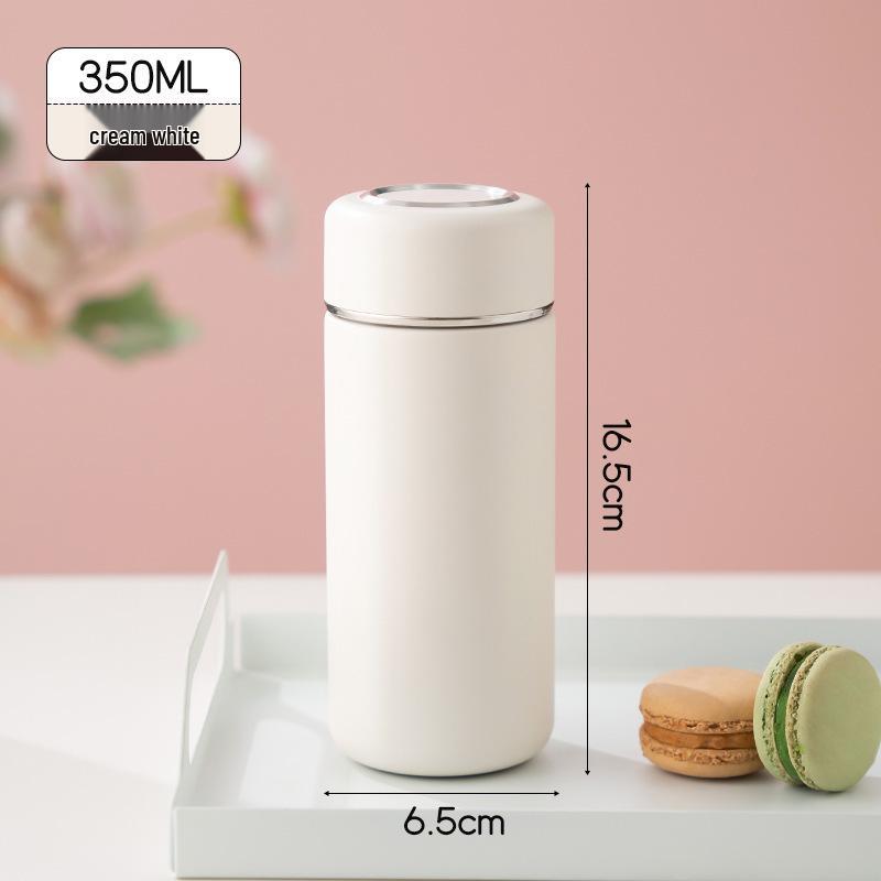 350ml Winter Style Stainless Steel Mini Vacuum Cup with Tea Infuser