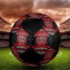 Pallone Calcio Indoor Msv Duisburg Colorato Cucito a Macchina PVC Misura 5 Pronto per Allenamento di Squadra e Competizione Resistente Rimbalzo Elevato Fantastico Regalo Sportivo