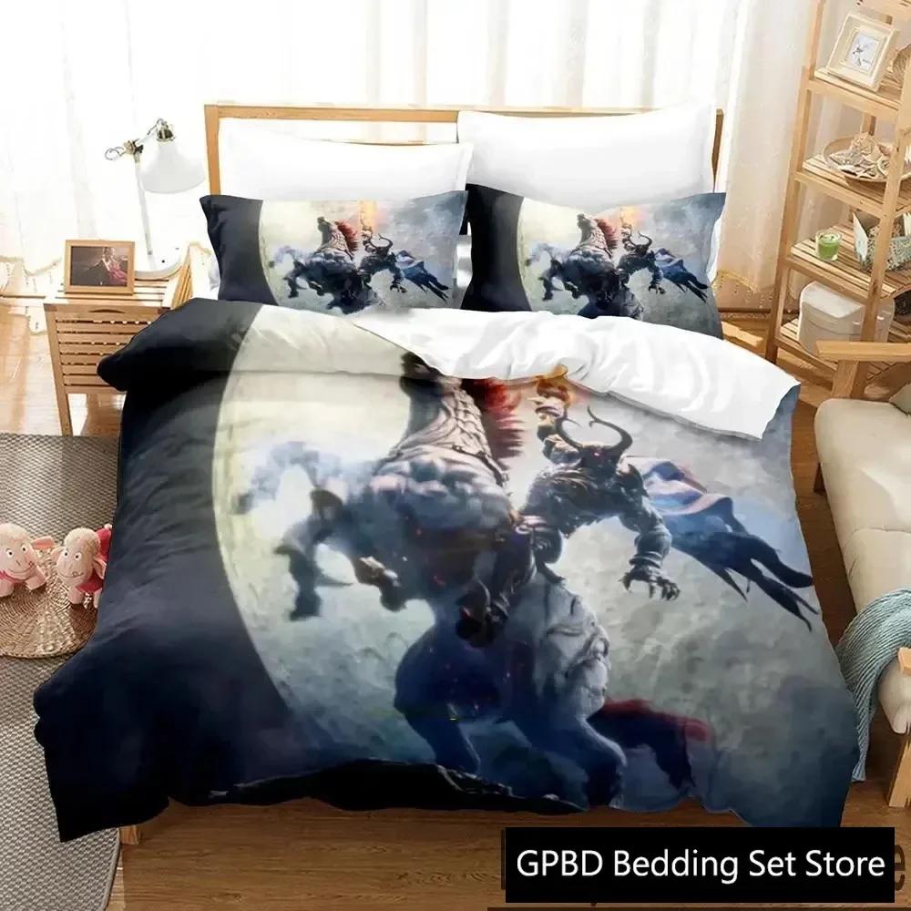 3D Print Game Crisis Core Final Fantasy Vii Bedding Set Boys Girls Twin Queen King Size Duvet Cover Pillowcase Bed Boys Adult