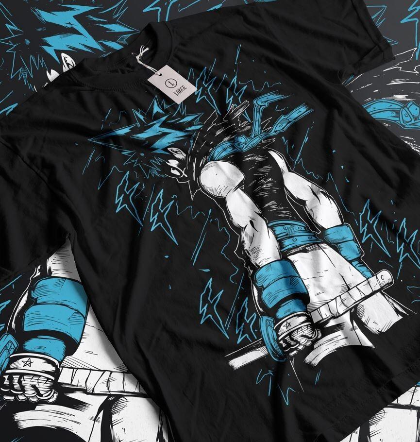 

Black Star T-Shirt Soul Eater Death the Kid Japanese Anime Gift Shirt All Size S