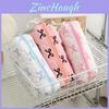 Large Capacity Fabric Pencil Bag With Bow Pattern For Students And Organization