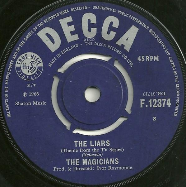

7inch Record MAGICIANS - The Liars F12374 Decca 1966 UK Rock Used