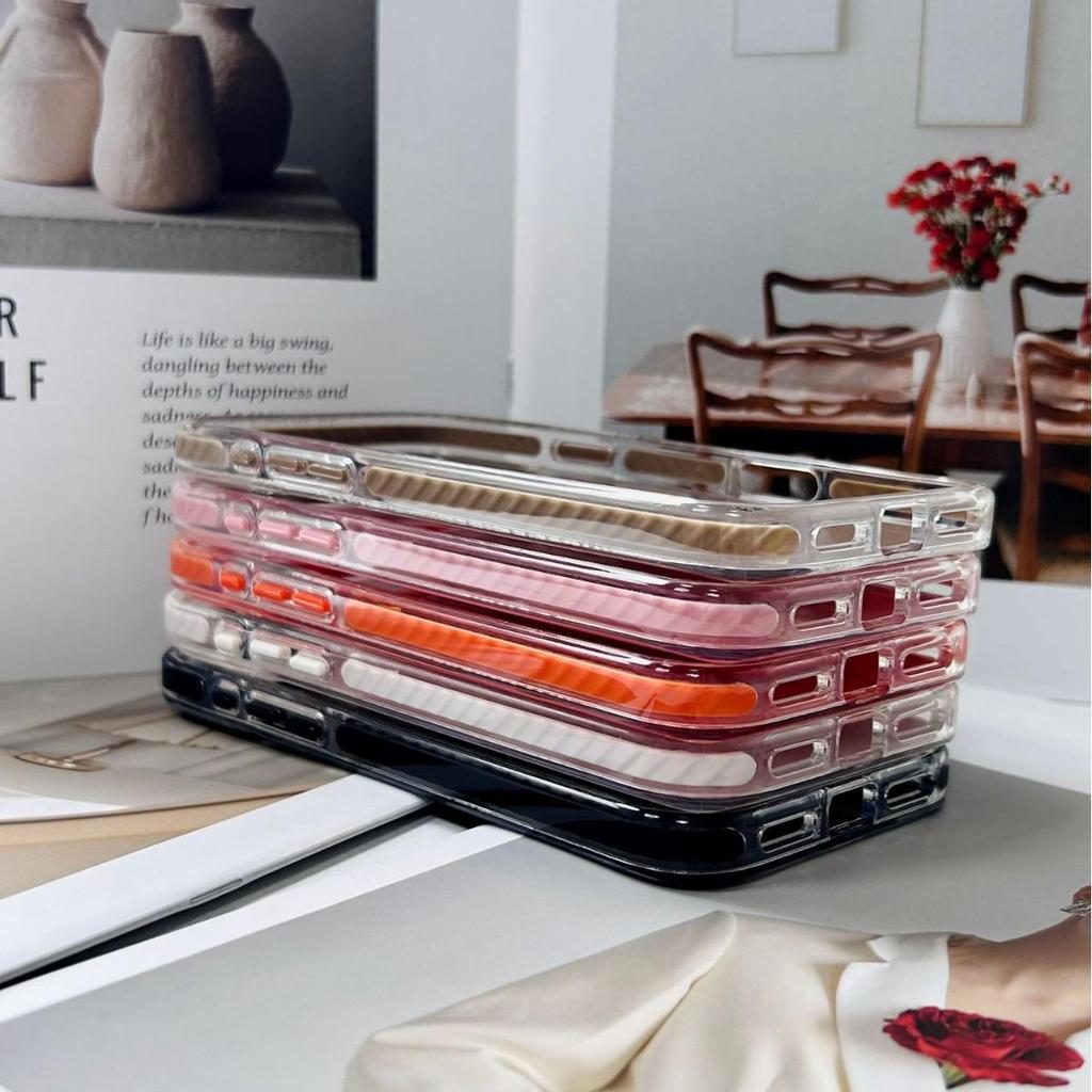 Dual-Tone 3-in-1 Acrylic Case for Apple 17/16 Pro Max Phones
