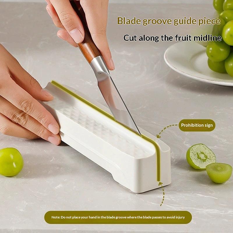 1PCS Little Tomato Slicer Multifunctional Fruit Cherry Grape Tomatoes Splitter Slicer Gadgets Artifact Kitchen Accessories