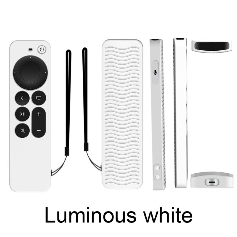 Silicone Protective Cover Suitable For Apple 2021 Tv Siri 4k Remote Control Silicone Anti-slip