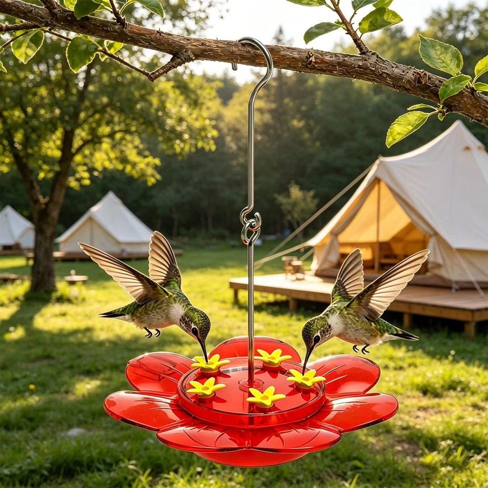 Decorative Hanging Feeder Weather-Resistant Window Feeding Station Bird Water Bowl Animal Lovers