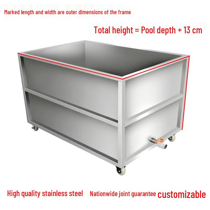 JPHZNB 201 Stainless Steel Mobile Water Tank