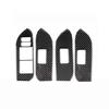 Carbon Fiber Window Switch Panel Cover Trim For Toyota Land Cruiser Prado 10-18