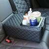 Car Rear Seat Armrest Automotive Interior Storage Organizer with Cup Holder 2 Row Backseat Center Console for SUV Truck Sedan