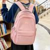 Three-piece nylon backpack student bag