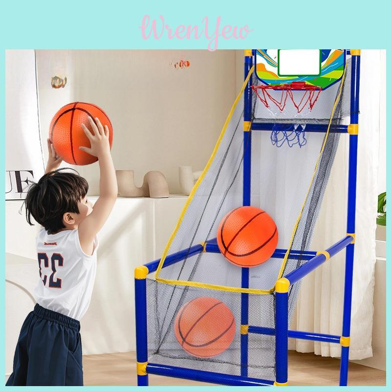 Indoor Outdoor Childrens Basketball Hoop With Inflatable Ball And Pump For Active Play