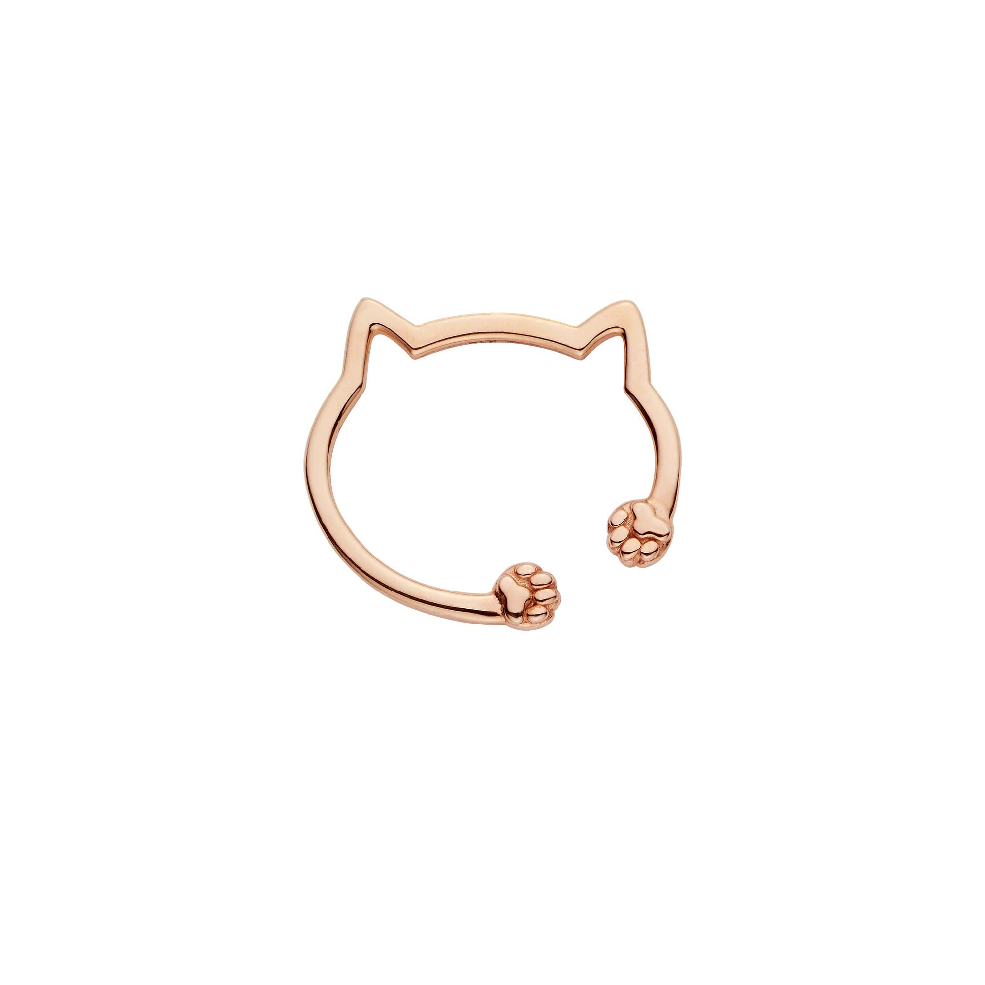

Vendome Earrings K10 pink gold cat ear cuff eligible for GJAE0342H PG [Official] [VA Aoyama] [Product Me&Cats donation]