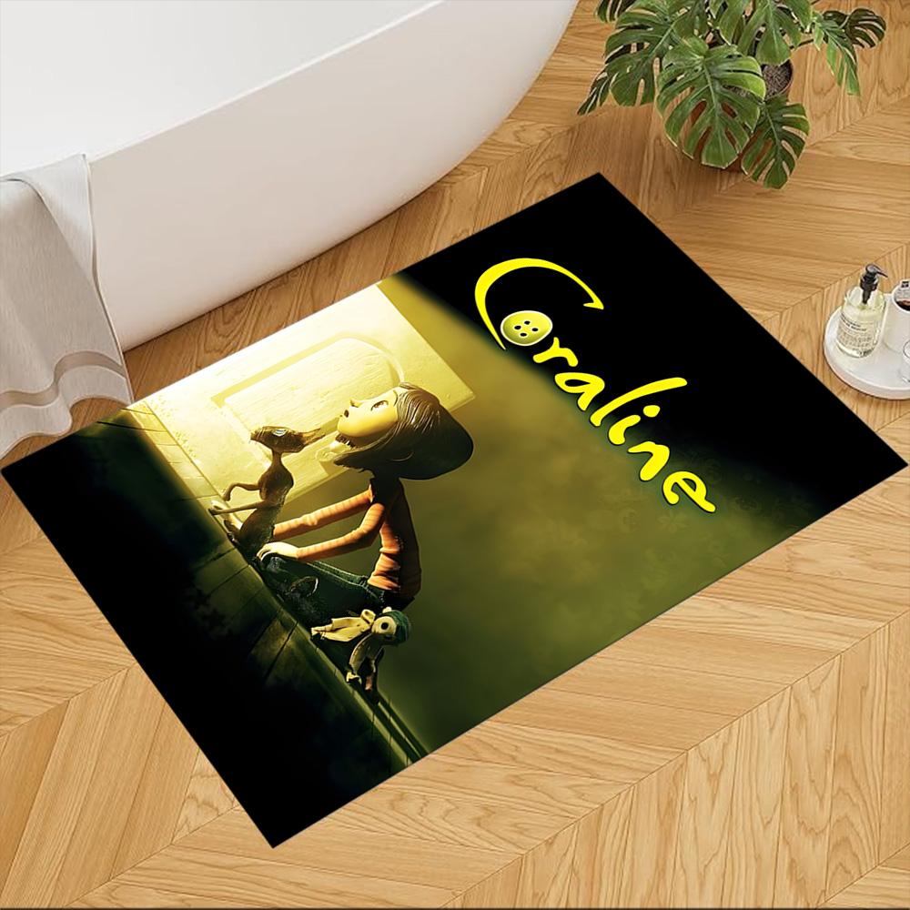 Mysterious World Of Coraline Non-Slip Home Carpet Design for Office Decor Living Room Bedroom Gift