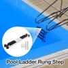 Degraus de Escada para Piscina Degraus de Escada para Piscina de Aço Inoxidável Degraus de Escada Resistentes Pedal de Acessório para Escadas Moldadas