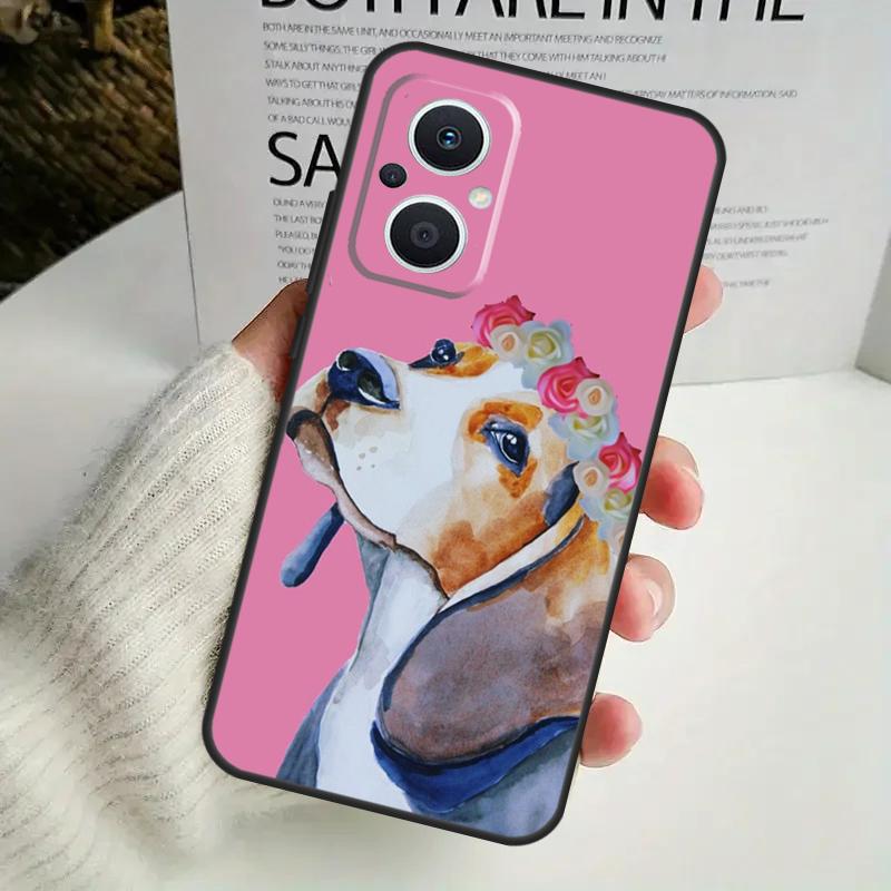 Beagle Dog Phone Case For OPPO Reno 8T 14F 13 F 12 11 10 14 Pro 7 8 Lite OPPO Find X8 X6 X5 Pro Cover