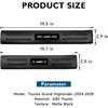 BIBLOZ ABS Material Door Sill Protector Compatible With Toyota Grand Highlander (Include Hybrid) LE/XLE/Limited/Platinum Accessories 2024-2025 2026