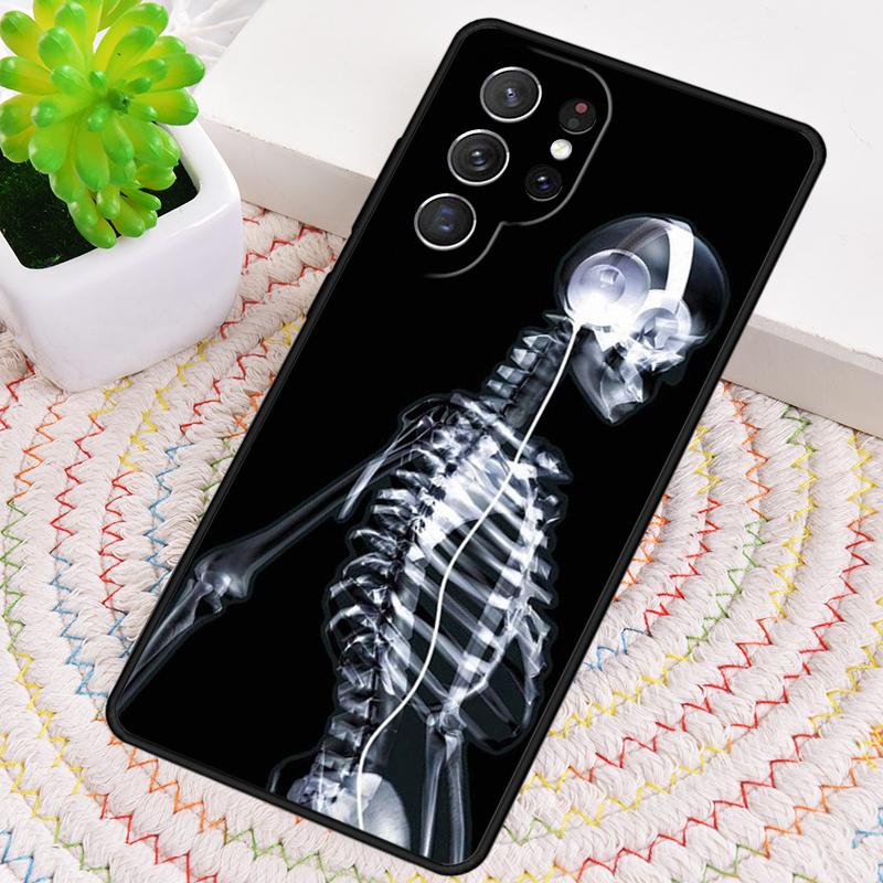 X-Ray Human Anatomy soft TPU Phone Case For Samsung Galaxy note 10 pro S26 S25 S24 S23 S22 Ultra Plus S21 FE S20 Cover
