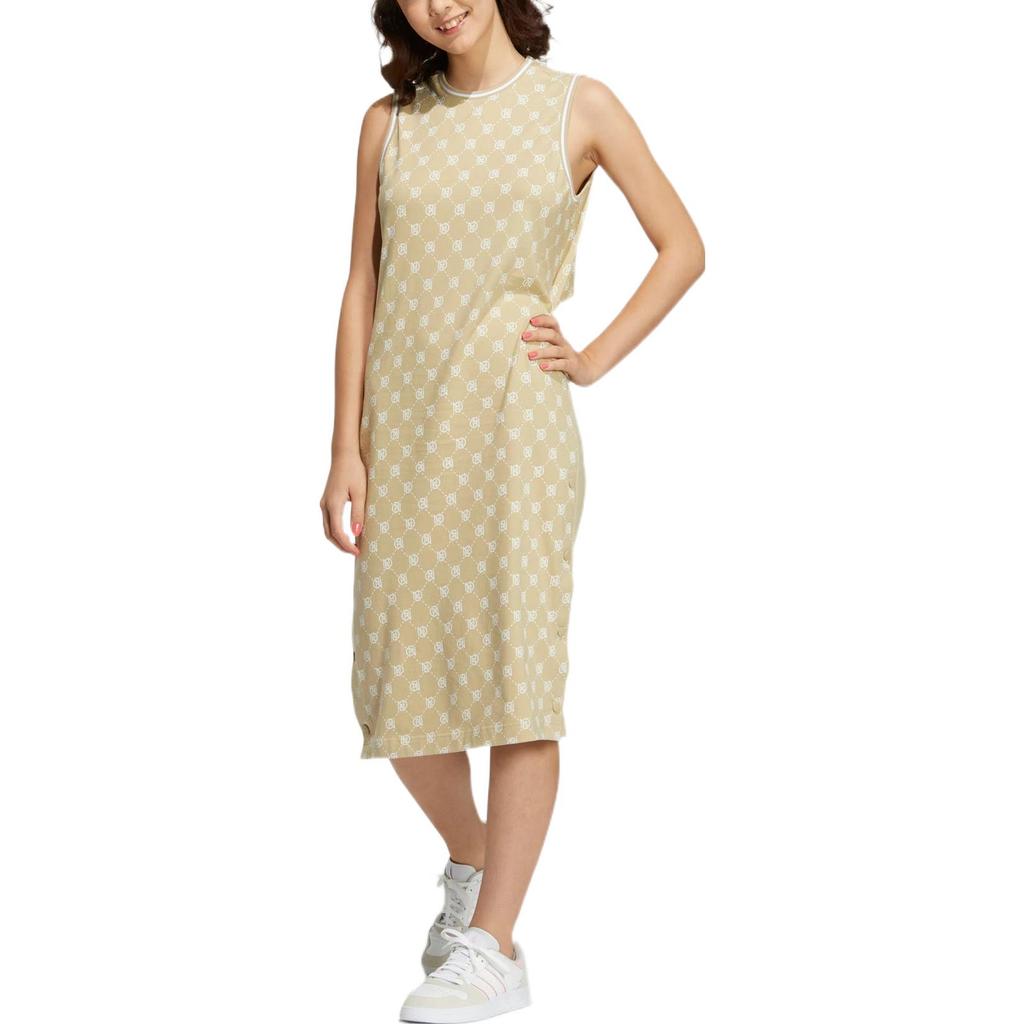 Adidas Neo Sleeveless Dress Women's Beige IB5849