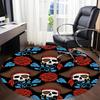 1pc Pirate Skulls Carpet for Office, Non-slip, Soft and Durable Office Rug, Perfect for Office yy260128052