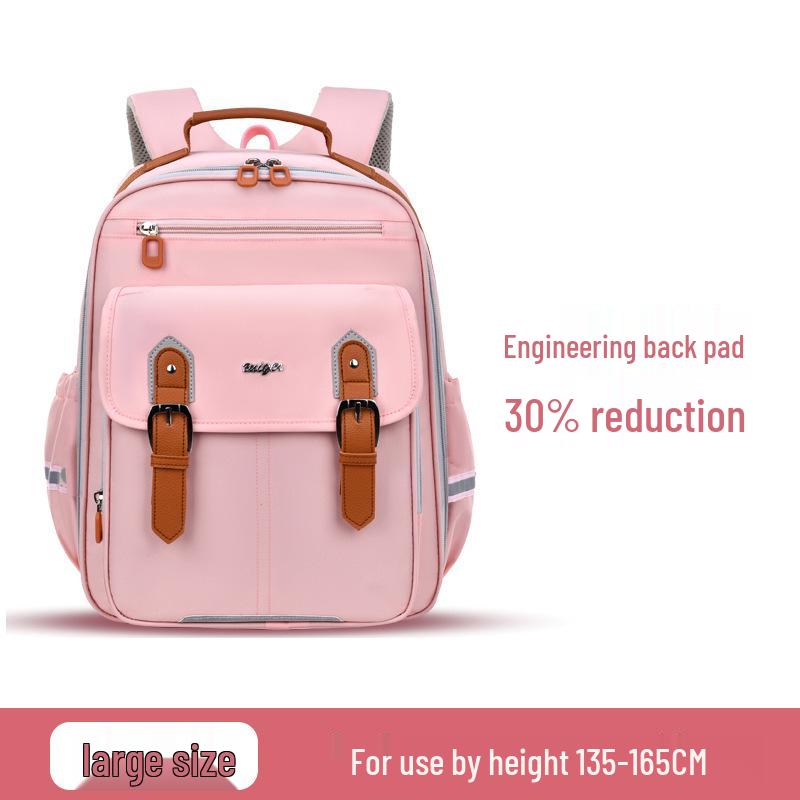 

2024 Водонепроницаемый рюкзак «Облако» в британском стиле для мальчиков и девочек 3-6 классов: Легкий с надежной застежкой