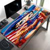Doll Print Mouse Pad, Anti‑Slip Desktop Keyboard Mat, for PC Laptop Gaming Working Daily Use, Cool Festival Surprise Gift