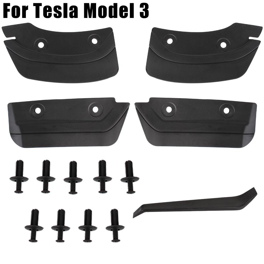 Invisible Mud Fenders For Tesla Model 3 Model Y 2017-2022 Car Modification Mud Flaps 4Pcs/set Front Rear Mudguards Splash