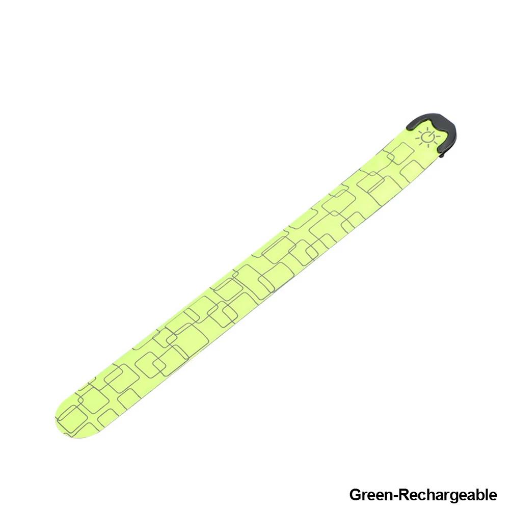 1PC Outdoor Safety Sports Night Running Armband LED Light Belt Arm Leg Warning Wristband Cycling Bike Bicycle Party Glow Prop