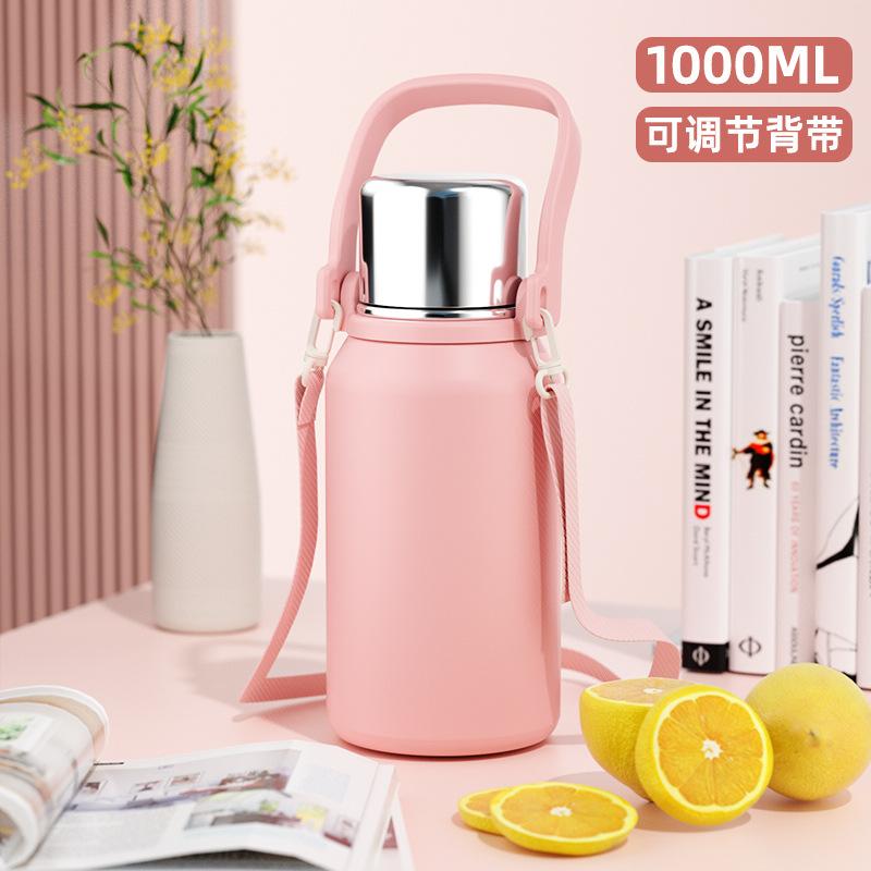 New Large-capacity Stainless Steel Insulated Water Cup Outdoor Sports Food-grade Insulated Kettle