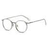 Gafas graduadas ovaladas con bloqueo de luz azul para estudiantes, gafas para miopía de Metal para estudiantes miopes de 0-0, 5-0, 75 a 6