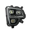 Qingdao Jiefang JK6 Super Bright LED Headlight Assembly with Three-Lens Laser & Flowing Water Effect