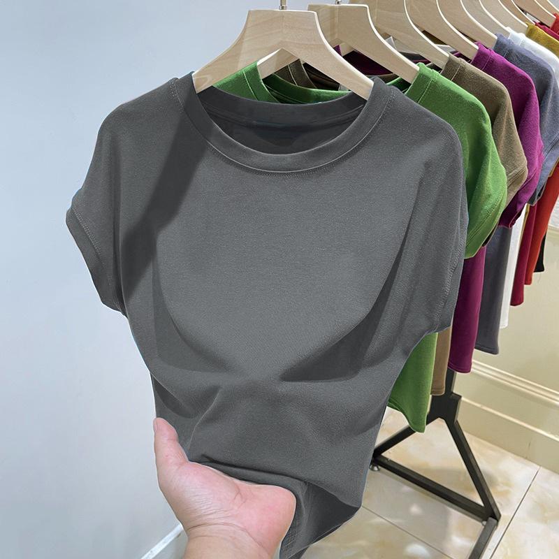 Dámské letní volné tričko s netopýřími rukávy – Trendy top vesta s krátkým rukávem