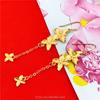 Gold Plated Tassel Earrings Vietnam Shajin Earrings Women Korean Version Euro Gold Long Women'S Earrings