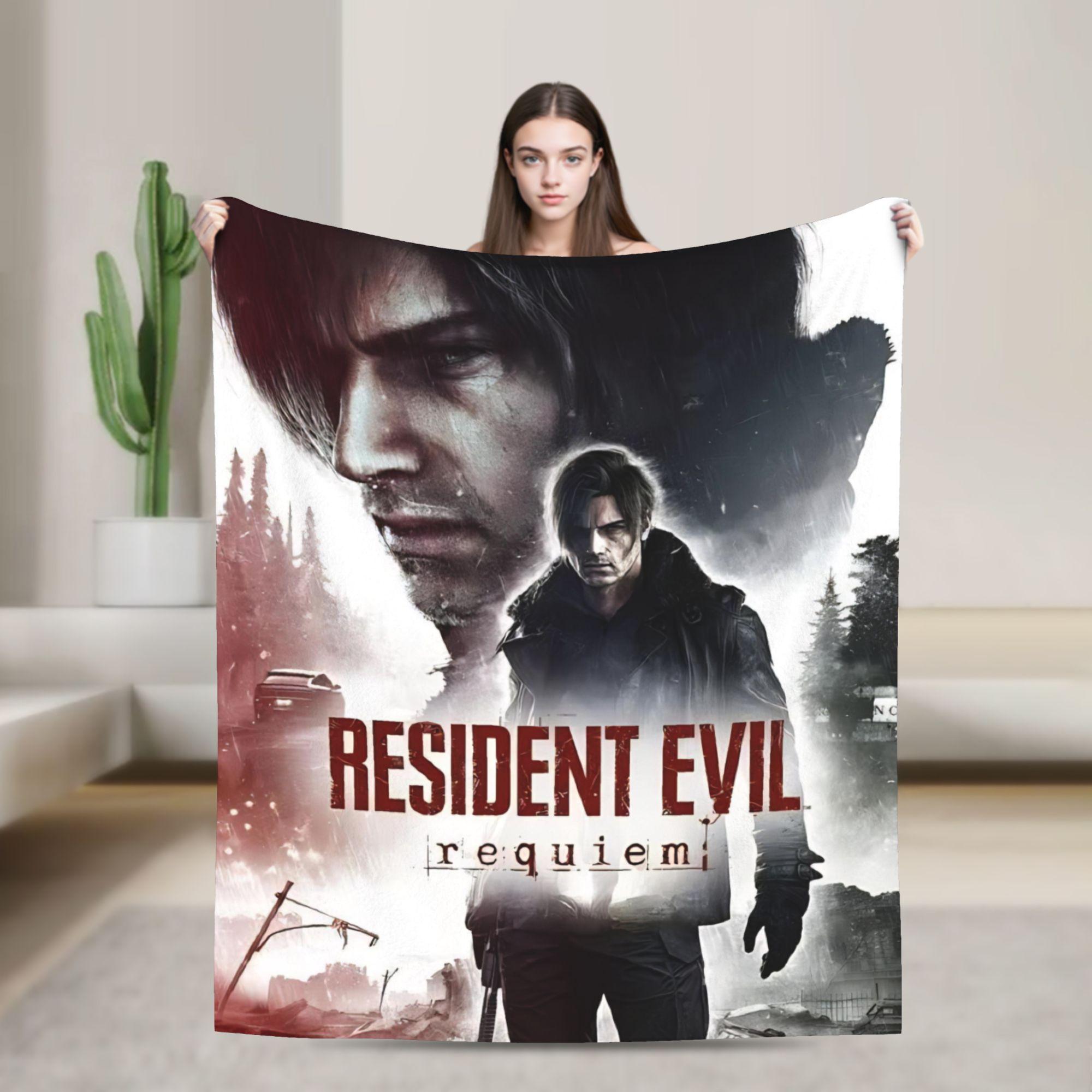 

Residents Evils 9 Blanket Multiple Sizes Super Soft and Warm Games Throw Blankets for Sofa Couch and Bed 130x150cm