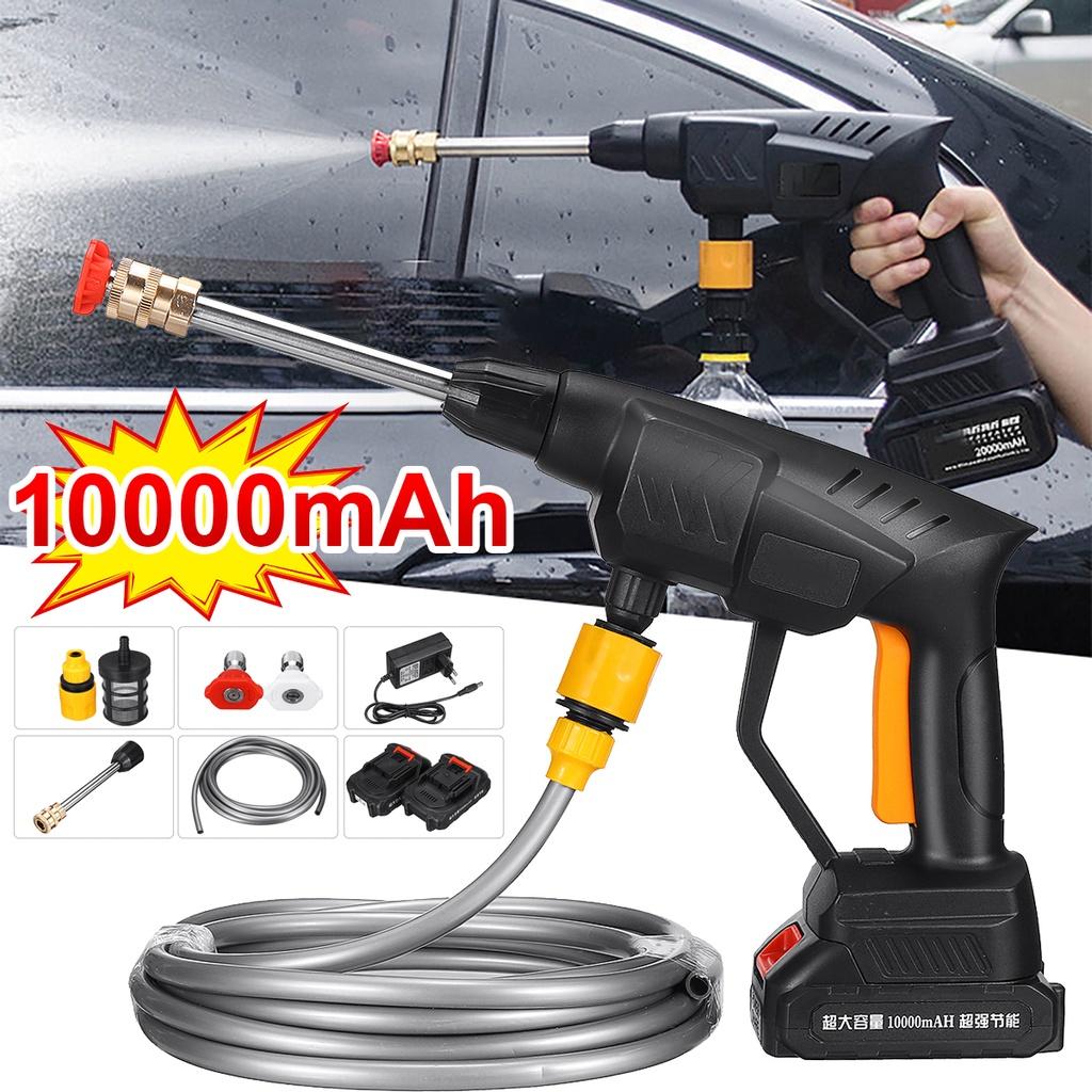 21V 10000mAh Mașină de Spălat cu Presiune Ridicată Fără Fir Pistoale cu Apă cu Pulverizare Mașină de Curățat cu Duze de Apă sub Presiune pentru Spălarea Mașinii pentru Baterie