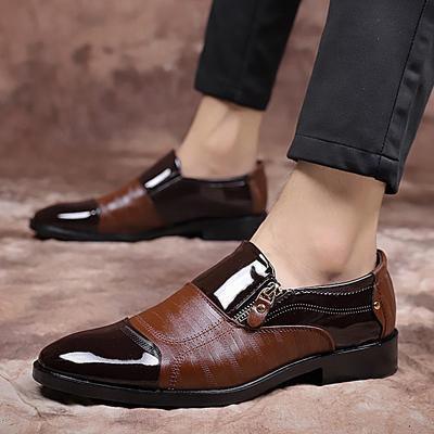 8809 neue Große Größe herren Business Kleid Leder Schuhe Spitz herren Schuhe Ein Pedal Casual Faul Schuhe