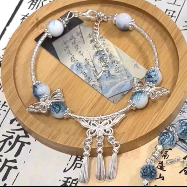 Multilayer Arrival New Bracelet For Women Alloy Glass National Wind Jewelry